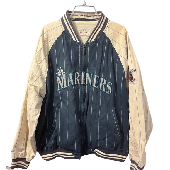 Vintage Jackets & Coats Vintage Seattle Mariners Mirage Reversible